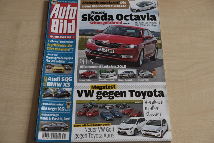 Deckblatt Auto Bild (45/2012)
